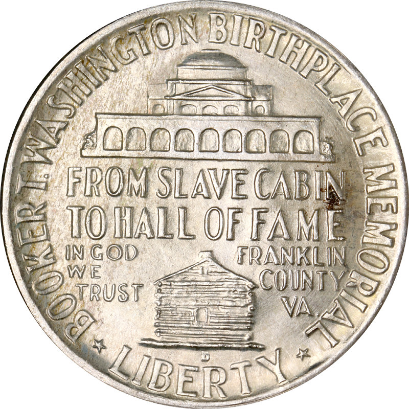 D Btw Booker T Washington Half Dollar