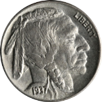 1937-P Buffalo Nickel