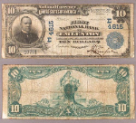 Emlenton PA $10 1902 PB National Bank Note Ch #4615 First NB Very Good