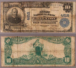 Emlenton PA $10 1902 PB National Bank Note Ch #4615 First NB Good