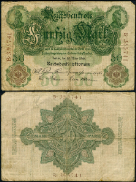 FR. 26 50 1906 World Paper Money Germany Fine+