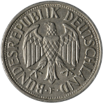 Germany: Federal Republic 1959-F Mark KM#110 Nice VF/XF - Nice Eye Appeal