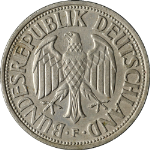 Germany: Federal Republic 1956-F Mark KM#110 Nice VF/XF Nice Eye Appeal