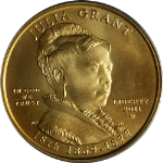 2011-W First Spouse Gold $10 Julia Grant PCGS MS70 - 1st Strike Flag Label STOCK