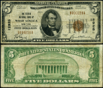 West Seneca NY-New York $5 1929 T-1 National Bank Note Ch #12925 Seneca NB Fine+