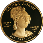 2008-W First Spouse Gold $10 Louisa Adams NGC PF69 Ultra Cameo  - STOCK