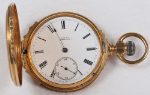 American Parts or Repair Pocket Watch 18 Size 18k Hunting - Not Working