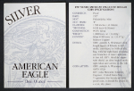 1997-P Silver American Eagle Proof Certificate of Authenticity
