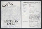 2001-W Silver American Eagle Proof Certificate of Authenticity