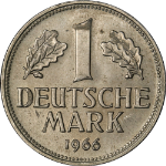 Germany: Federal Republic 1966-D Mark KM#110 UNC
