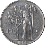 Italy 1956-R Hundred (100) Lire KM#96.1 XF