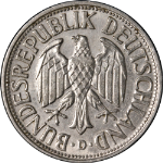 Germany: Federal Republic 1950-D Mark KM#110 XF