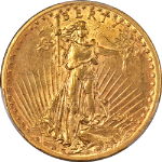 1911-S Saint-Gaudens Gold $20 PCGS MS62 Nice Eye Appeal Nice Strike