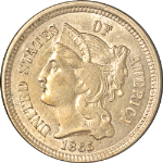 1865 Three (3) Cent Nickel