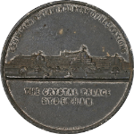 1853 Exhibition of the Industry of all Nations Medal - Crystal Place - 74mm