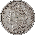 1878-S Morgan Silver Dollar 'Long Nock' VAM 26 Choice VF