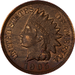 1905 Indian Cent