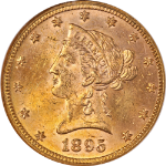 1895-P Liberty Gold $10 NGC MS63 Nice Eye Appeal Nice Strike