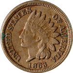 1863 Indian Cent