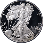 2002-W Silver American Eagle $1 PCGS PR69 DCAM Edmund C. Moy Signed