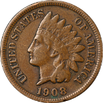 1908-S Indian Cent Choice XF Superb Eye Appeal Nice Strike