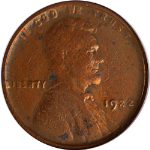 1922 No D Lincoln Cent ANACS VF Details Key Date S.269 R.1 Decent Eye Appeal