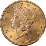 1898-S Liberty Gold $20 NGC MS63 Great Eye Appeal Strong Strike