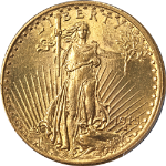 1915-S Saint-Gaudens Gold $20 PCGS MS63 Superb Eye Appeal Strong Strike