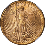 1910-S Saint-Gaudens Gold $20 NGC MS63 Nice Eye Appeal Nice Strike