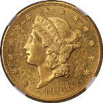 1903-S Liberty Gold $20 NGC MS61 Great Eye Appeal Strong Strike