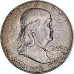 1949-S Franklin Half Dollar - Fresh