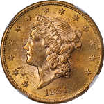 1884-S Liberty Gold $20 NGC MS61 Nice Eye Appeal Nice Strike