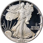 1988-S Silver American Eagle $1 PCGS PR69 DCAM