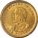 1904 Lewis and Clark Commemorative Gold $1 PCGS MS64 Superb Eye Appeal
