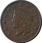 1826 Large Cent Nice F/VF N.5 R.2+ Nice Eye Appeal Nice Strike
