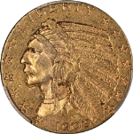 1909-D Indian Gold $5 PCGS AU58 Decent Eye Appeal Nice Strike