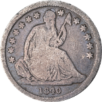 1840-O Seated Liberty Dime