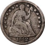 1852-P Seated Liberty Half Dime