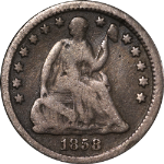 1858-O Seated Liberty Half Dime