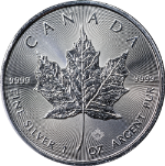 2023 Canada 1 Ounce Silver - $5 Maple Leaf - BU - STOCK