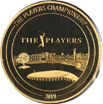 2019 Soloman Island Gold $25 The Players Championship 1/4oz .999 Suisse - STOCK