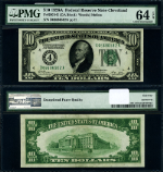 FR. 2001 D $10 1928-A Federal Reserve Note Cleveland D-A Block Choice PMG CU64 EPQ