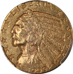 1909-D Indian Gold $5 PCGS AU58 Decent Eye Appeal Nice Strike