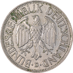 Germany: Federal Republic 1950 D Mark KM#110 - Foreign Substance