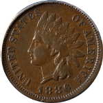 1886 Ty 1 Indian Cent ANACS VF30 Superb Eye Appeal Strong Strike