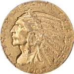 1909-D Indian Gold $5 PCGS AU58 Nice Eye Appeal Nice Strike Nice Luster