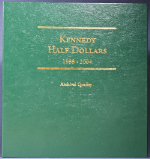 Used Littleton Kennedy Half Dollar Album 1988-2004 - Archival Quality, No Coins