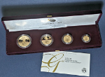 2020 Gold American Eagle 4 Coin Proof Gold Set - OGP COA