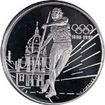 1994 France Silver 100 Francs Proof - Olympic Javelin Thrower - .925 Fine