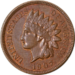 1907 Indian Cent